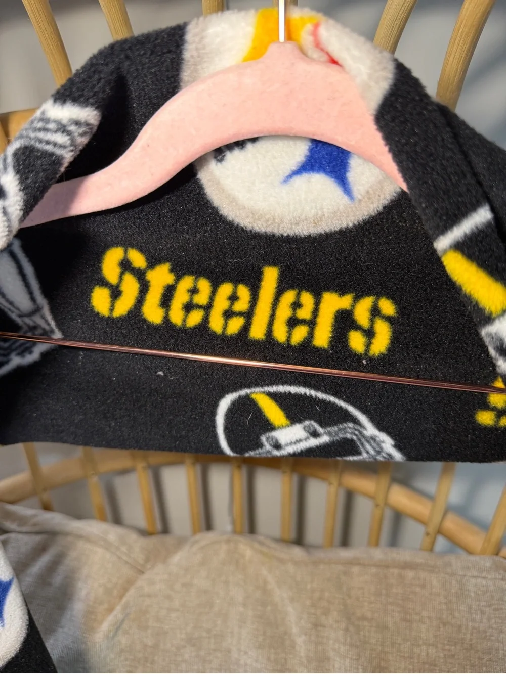 Pittsburgh Steelers Black Fleece Scarf